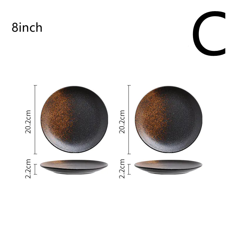 Japanese Ceramic Plates for Tableware Decor