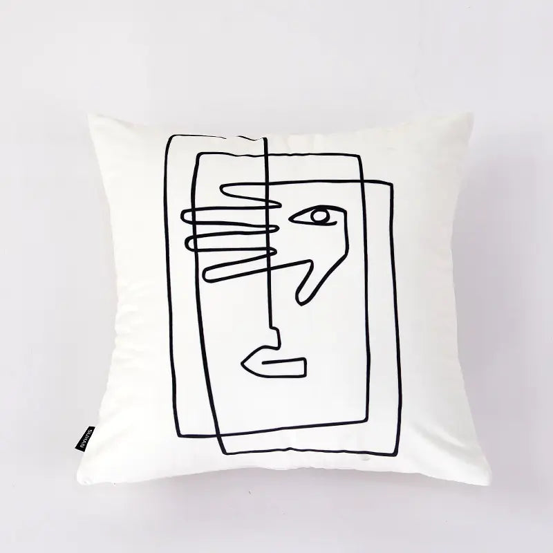 2pcs Velvet Throw Pillows - Nordic Style Home Decor