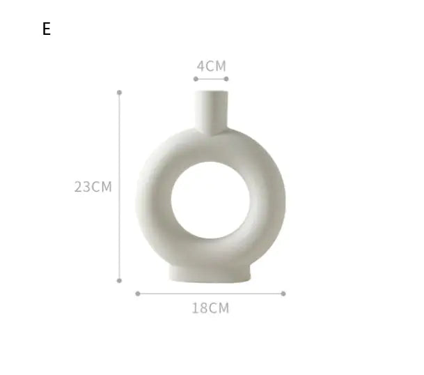 Nordic Minimalist Ceramic Vases – Elegant Scandinavian Home Decor for Modern & Traditional Interiors