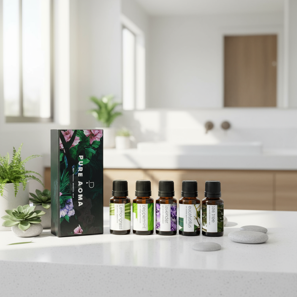 ESSENTIAL WELLNESS Oils Set - Spa Setting