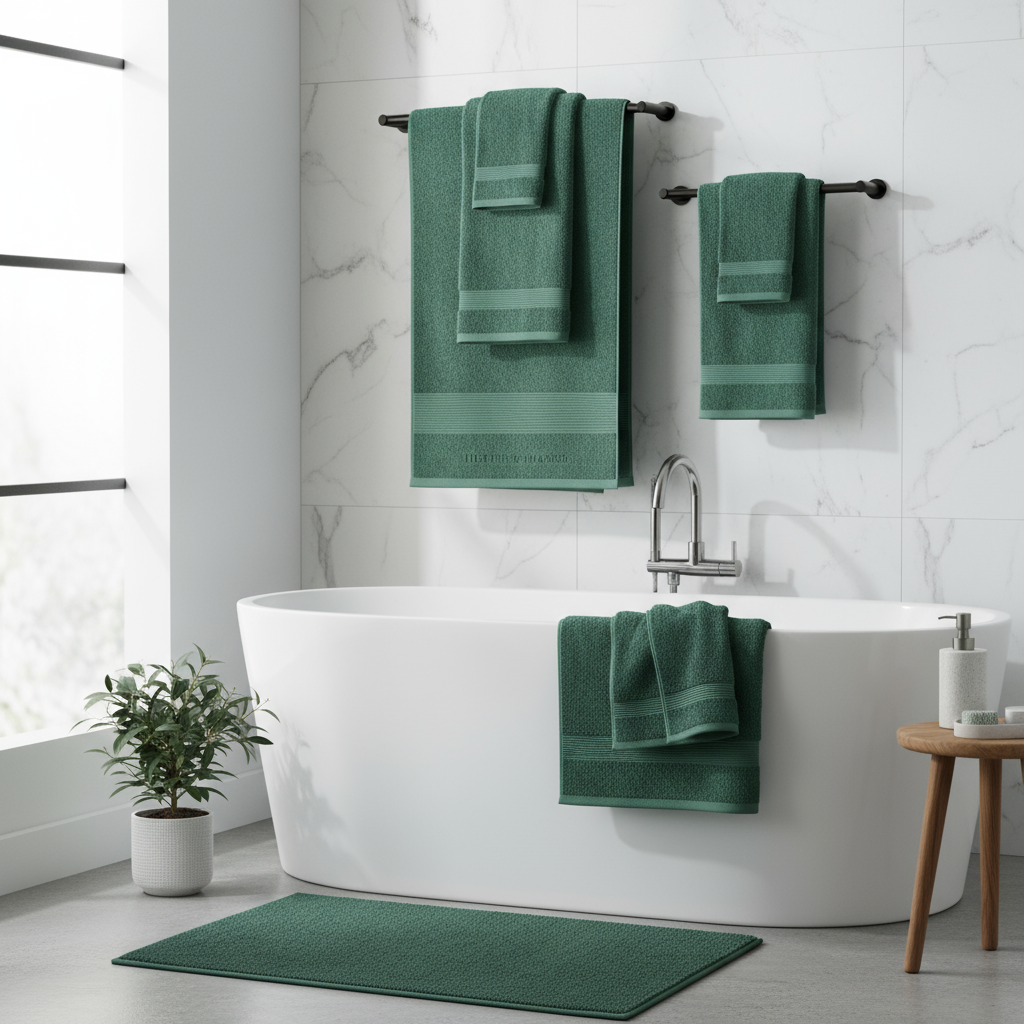 Hearth & Harbor Towel Set - Bathroom Display