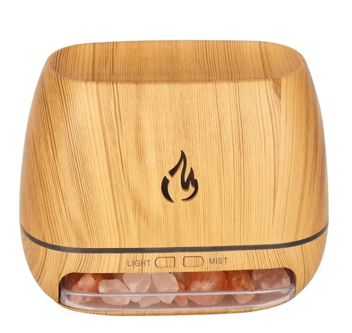 Flame Diffuser - Aromatherapy Essential Oil Diffuser with Flame Light