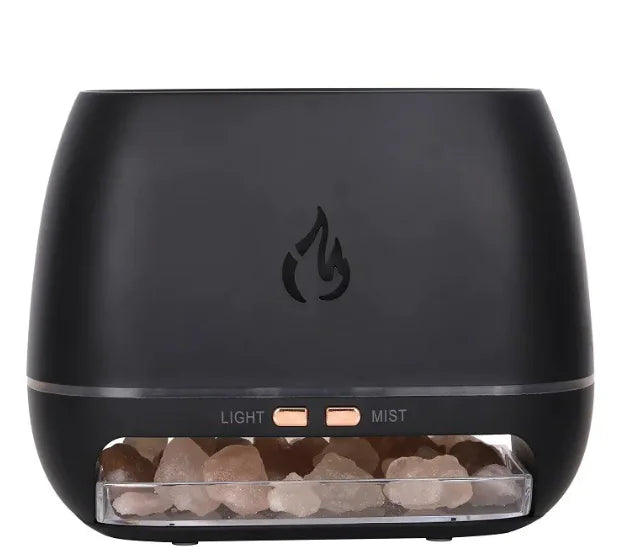 Flame Diffuser - Aromatherapy Essential Oil Diffuser with Flame Light
