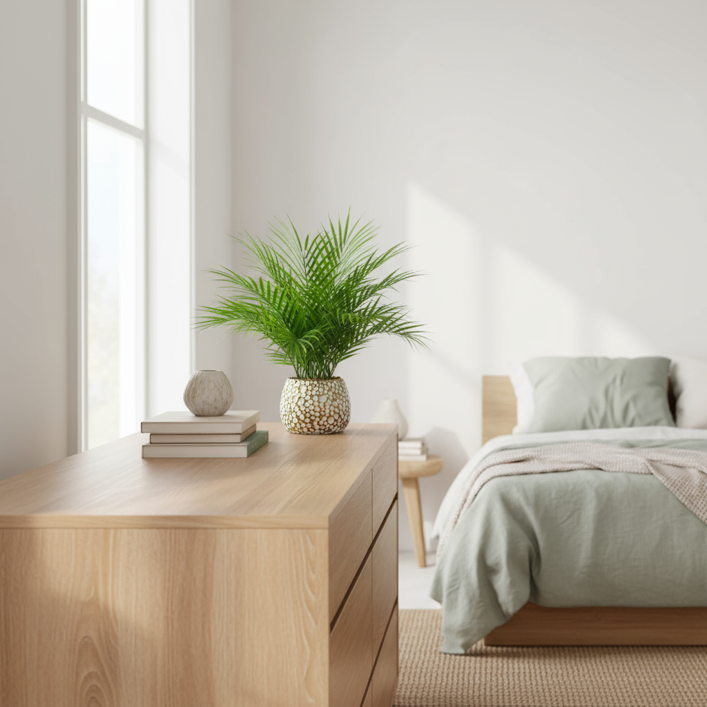 Silken Fronds Faux Palm - Bathroom/Bedroom