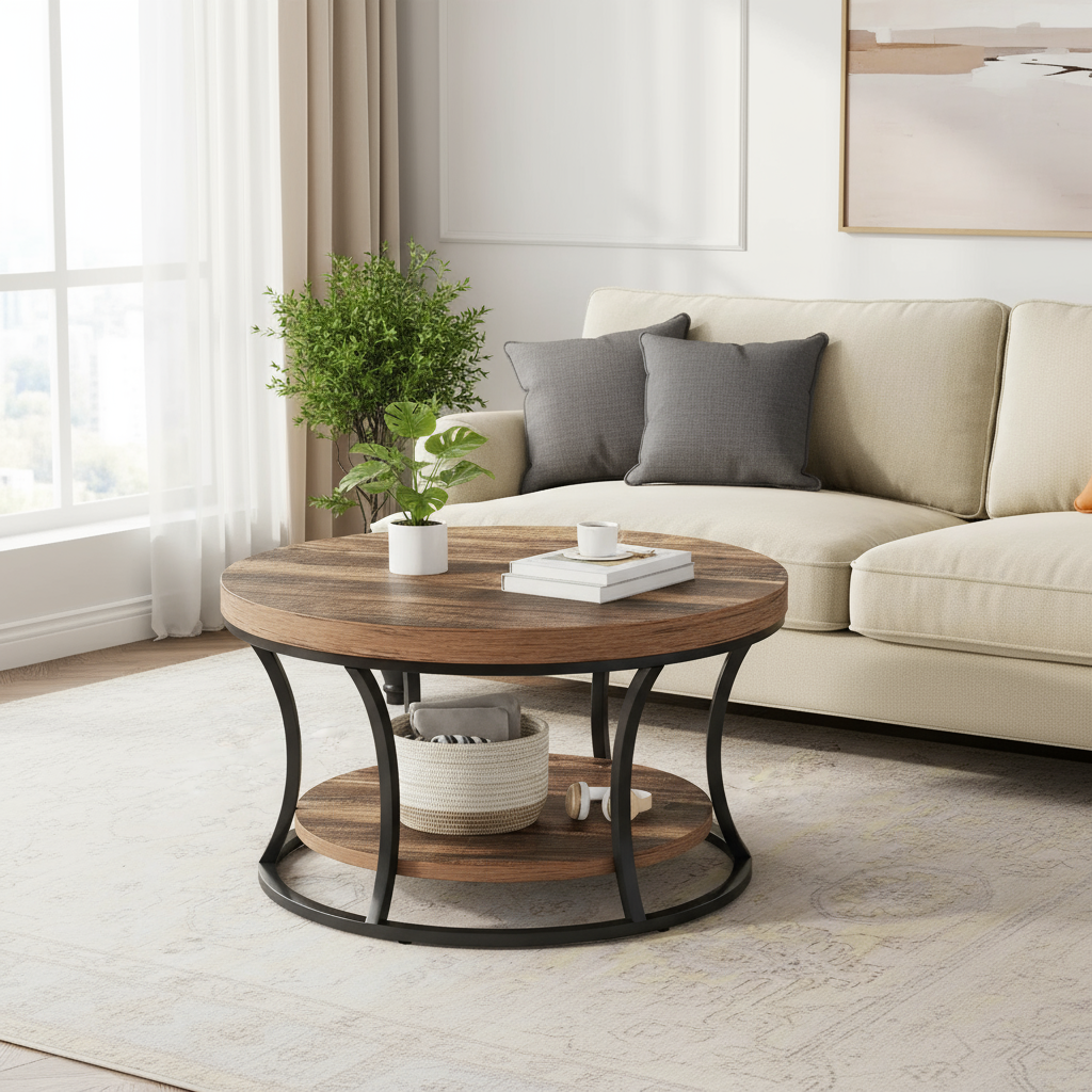 Urban Chic Circular Coffee Table