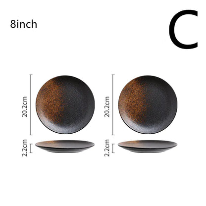 Japanese Ceramic Plates for Tableware Decor