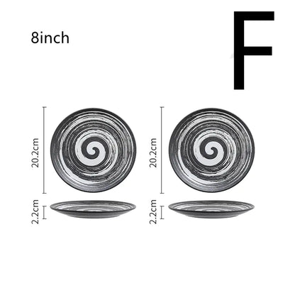 Japanese Ceramic Plates for Tableware Decor