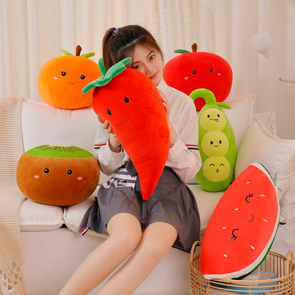 Fruit-Shaped Plush Cushions