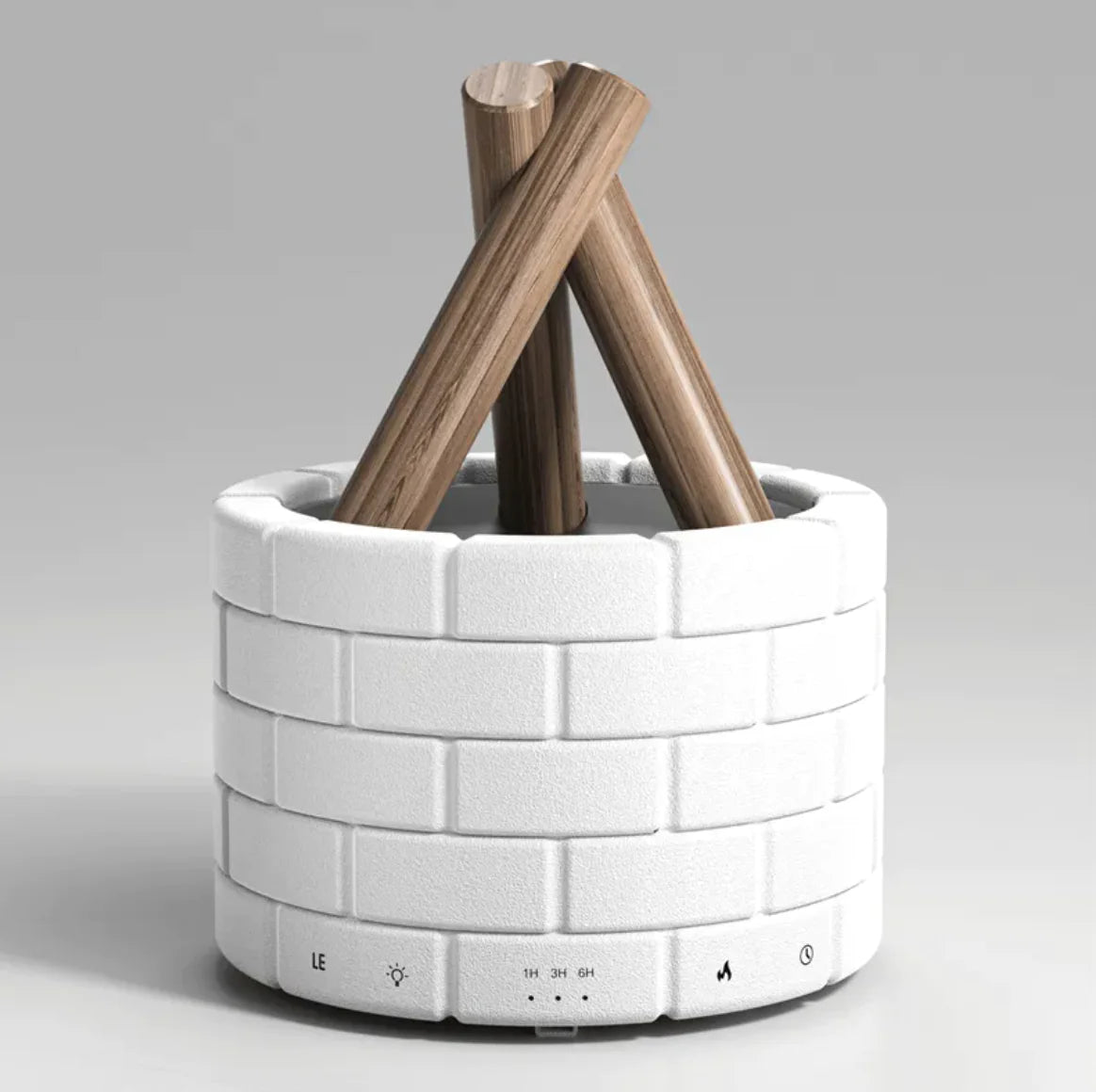 Tranquil Flame Oil Diffuser - Ultrasonic Aromatherapy Diffuser with Flame Effect Light