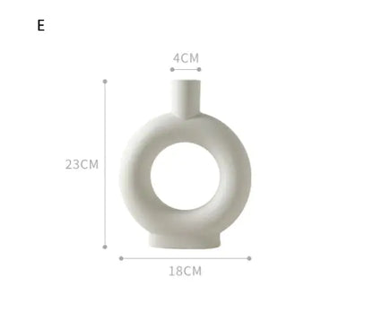 Nordic Minimalist Ceramic Vases – Elegant Scandinavian Home Decor for Modern & Traditional Interiors