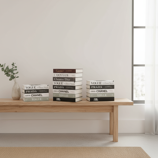 ChicBookSet 9Pc Faux Decorative