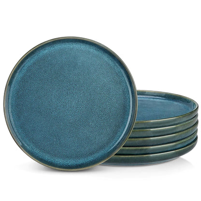 Vancasso Blue Ceramic Dinner Set for 6