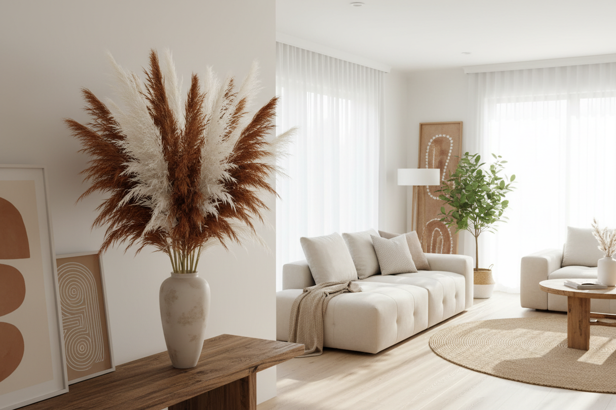 Luxe Pampas Grass Bundle - Living Room