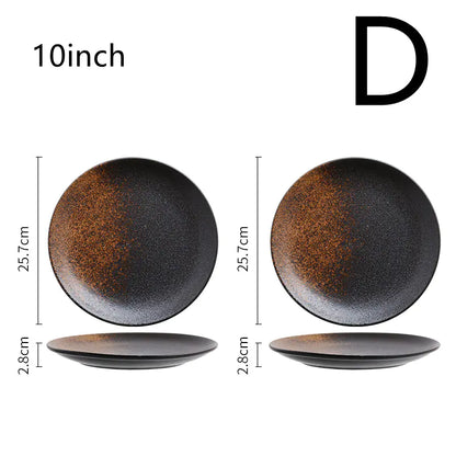 Japanese Ceramic Plates for Tableware Decor