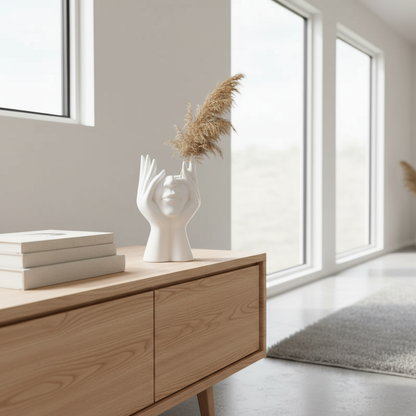 Nordic Elegance Ceramic Art Vase