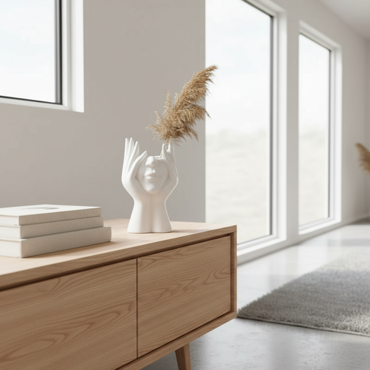 Nordic Elegance Ceramic Art Vase