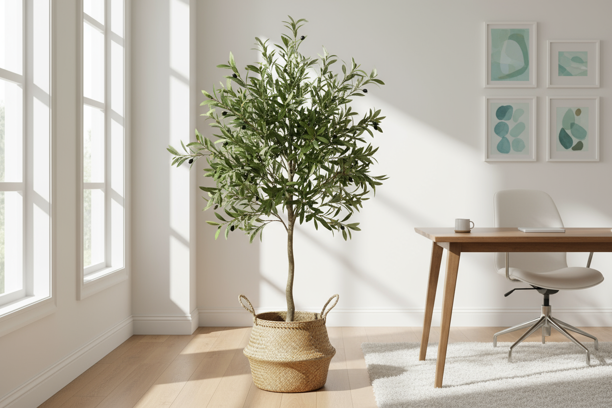 Olive Tree in Office