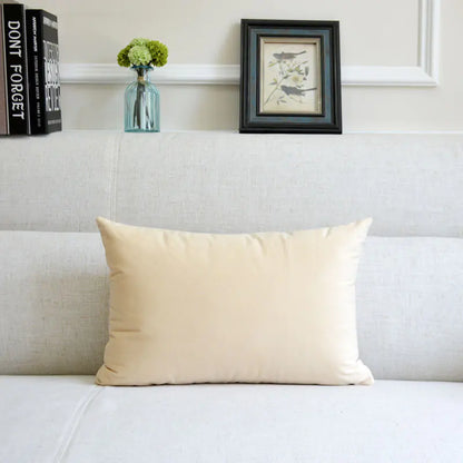 Lux Velvet Sofa Cushion 33x50cm - Premium Throw Pillow for Modern Home Decor