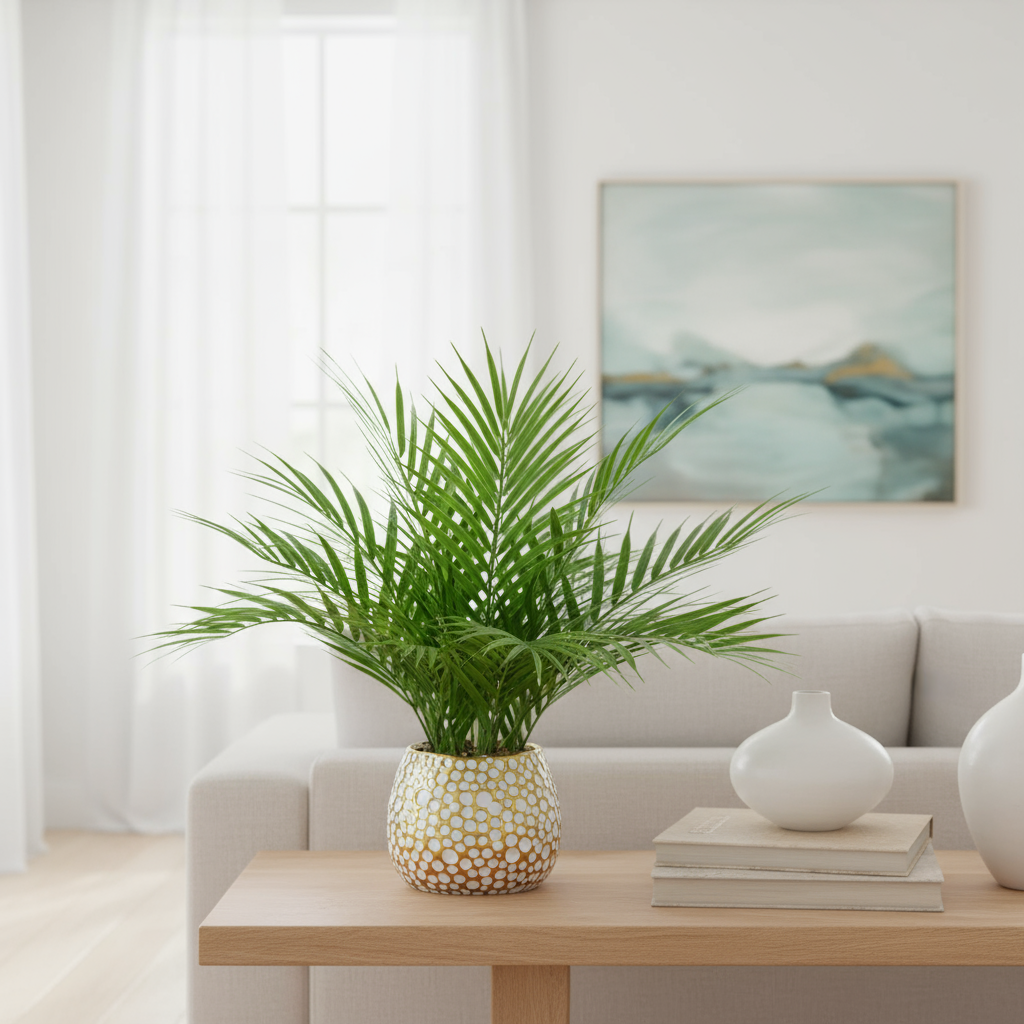 Silken Fronds Faux Palm - Shelf Display