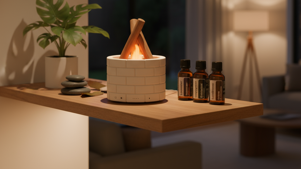 Tranquil Flame Oil Diffuser - Living Room