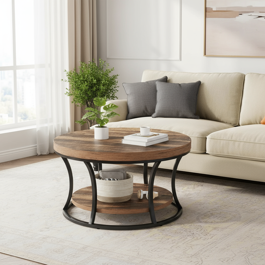 Urban Chic Circular Coffee Table