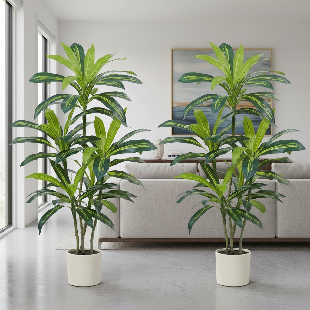 ZEEOZE Dracaena Trees - Living Room